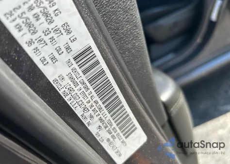 2018 Dodge Durango Gt из США, поврежденный, VIN 1C4RDJDG7JC317427